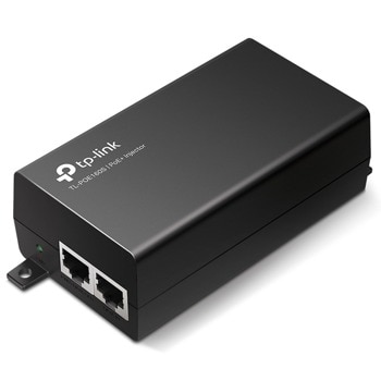 PoE+ инжектор TP-Link TL-POE160S, 1000 Mbps, 2x LAN (RJ-45), 30W | JAR Computers TP-Link TL-POE160S