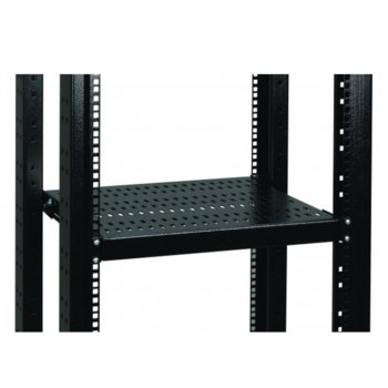 19" shelf, depth 650 mm - Fixed, height 1U, high l