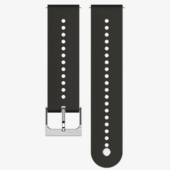 Каишка Suunto 22 URB7 SILICONE STRAP BLACK S, 22mm, за смарт часовници Suunto 5 Peak, черна | JAR Computers Suunto 22 URB7 SILICONE STRAP BLACK S SS050804000