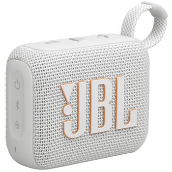 Тонколона JBL Go 4 White, 1.0, 4.2W, Bluetooth, до 7 часа време на работа, IP67 водоустойчивост, бяла | JAR Computers JBL Go 4 White JBLGO4WHT
