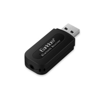 Аудио трансмитер Earldom ET-M22, Bluetooth, USB, 3.5mm жак, черен image