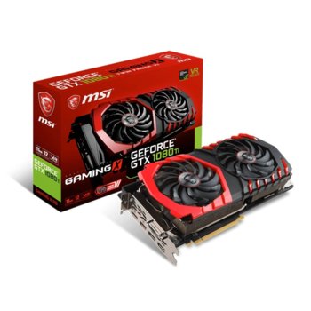 Видео карта nVidia GeForce GTX 1080, 11GB, MSI GEFORCE GTX 1080 TI GAMING X, PCI-E 3.0, GDDR5X, 352bit, DisplayPort, HDMI, DVI | JAR Computers MSI GEFORCE GTX 1080 TI GAMING X