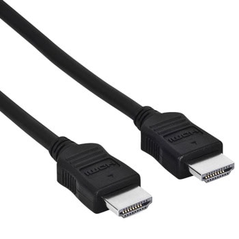 Кабел Hama 205000, от HDMI(м) към HDMI(м), 1.5m, черен, 10 Gbit/s, 1080p | JAR Computers HAMA HDMI M-M 205000