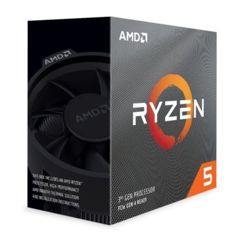 Процесор AMD Ryzen 5 3600, шестядрен (3.6/4.2GHz, 32MB,AM4) BOX, с охлаждане Wraith Stealth | JAR Computers AMD Ryzen 5 3600 BOX