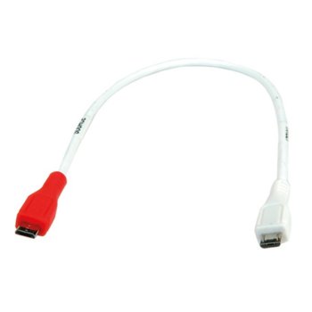 Roline USB2.0 Micro B към Micro B 0.3m 11.99.8307