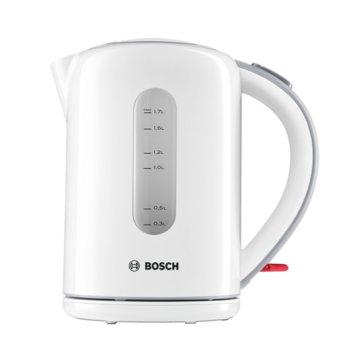 Електрическа кана Bosch TWK7601, вместимост 1.7 литра, 2200W, бяла | JAR Computers Bosch TWK7601