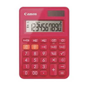 Калкулатор Canon LS-100KB, 12 разряден дисплей, настолен, с двойно захранване, розов | JAR Computers Canon LS-100KB Pink 6992C002AA