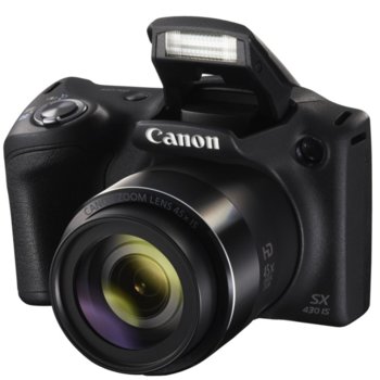 Canon PowerShot SX430 IS Black + Sony 64GB Micro S