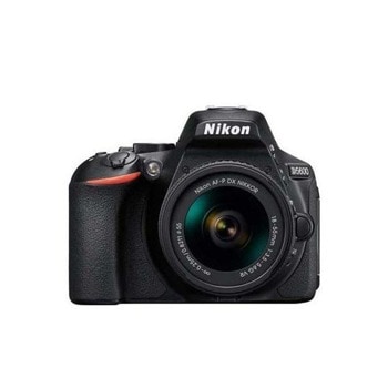 Фотоапарат Nikon D5600 в комплект обектив Nikon AF-P 18-55mm VR, 3.2" (8.12cm) дисплей, Слот за SD карта HDMI, USB, Wi-Fi image