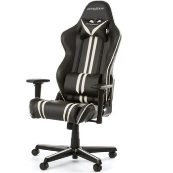 Геймърски стол DXRacer Racing OH/RZ9/NW, черен/бял | JAR Computers DXRacer RACING OH/RZ9/NW