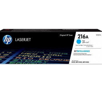 Тонер касета за HP Color LaserJet Pro MFP M182/M183, Cyan, W2411A, Заб.: 850 брой копия | JAR Computers HP W2411A Cyan