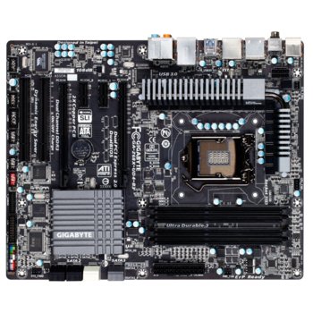 Дънна платка Gigabyte Z68X-UD5, Z68, LGA1155, DDR3 @ 2133MHz, 2xPCI-E(SLi/CF), SB7.1 Dolby, Lan1000, 4xSATA 6Gb/s RAID 0,1,5,10, 8xUSB3.0, 3x1394, ATX | JAR Computers Gigabyte Z68X-UD5