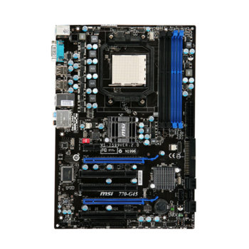 Дънна платка MSI 770-G45, AMD 770, AM3, DDR3, 2xPCI-E (CF), SB7.1, Lan1000, SATA RAID 0,1,10, ATX | JAR Computers MSI 770-G45
