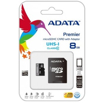 8GB microSDHC A-Data Class10