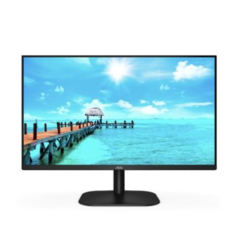 Монитор AOC 27B2AM с подарък стойка за телефон/таблет NewStar NS-MKIT100, 27" (68.58 cm) VA панел, 75 Hz, Full HD, 4 ms, 20000000 :1, 250 cd/m2, HDMI, VGA | JAR Computers Монитор 27B2AM + NS-MKIT100