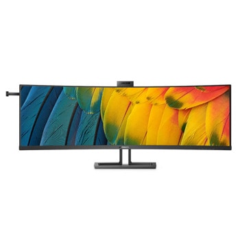 Монитор Philips 45B1U6900CH/00, 44.5" (113.03 cm) VA панел, 75Hz, DQHD, 4ms, 80 000 000:1, 450 cd/m2, Displayport, HDMI, USB-C, USB, LAN | JAR Computers Philips 45B1U6900CH/00