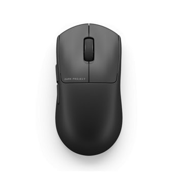 Мишка Dark Project Nexus, оптична (26 000 dpi), жична/безжична, Bluetooth, USB, черна, гейминг, 6 бутона, PAW3395 сензор | JAR Computers Dark Project Nexus Black DPP_Nexus_Black