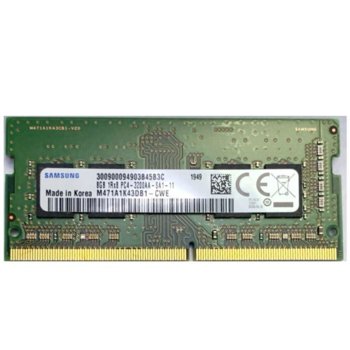Памет 8GB DDR4 3200MT/s, SO-DIMM, Samsung 471A1K43DB1-CWE, 1.2v | JAR Computers Samsung 8GB DDR4-3200 471A1K43DB1-CWE