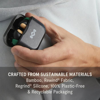 слушалки house of marley little bird tws черни