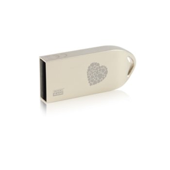 Памет 16GB USB Flash Drive, Goodram EAZZY, USB 2.0, сребриста | JAR Computers 16GB Goodram EAZZY, USB2.0, сребриста