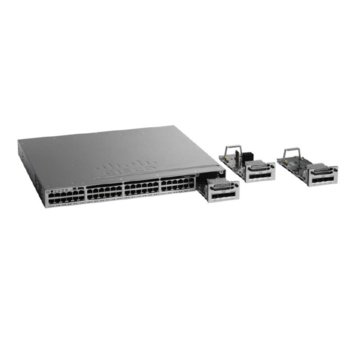 Суич Cisco Catalyst WS-C3850-48T-S, 48 Port 100Mbps | JAR Computers Cisco Catalyst WS-C3850-48T-S