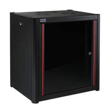 Комуникационен шкаф Mirsan MR.WTN16U66.01, 12U, 560 x 600 x 450 мм, черен | JAR Computers Mirsan MR.WTN16U66.01