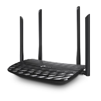Рутер TP-Link EC230-G1 AC1350, 1350 Mbps, 2.4GHz (450Mbps)/ 5GHz (867Mbps), 4x 10/100/1000Mbps, 1 10/100/1000Mbps WAN, 4 външни антени | JAR Computers TP-Link EC230-G1 AC1350