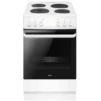 Готварска печка Amica 58EE2.20EPFW, 4 нагревателни зони, 62л. обем, 6 функции, вентилатор, бяла | JAR Computers Amica 58EE2.20EPFW 5679 118680