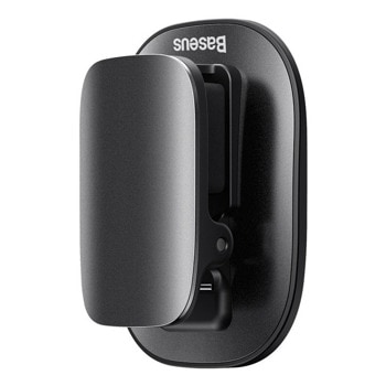 Закачалка Baseus Platinum Vehicle Eyewear Clip (ACYJN-A01), За очила слушалки, кабели, ключове, чантички, самозалепващо фолио, за автомобили и гладки повърхности, черна | JAR Computers Baseus Platinum Vehicle Eyewear Clip ACYJN-A01