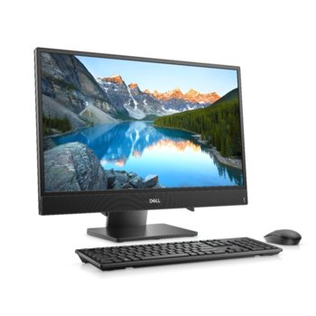 All In One компютър Dell Inspiron AIO 3480 (5397184311226), четириядрен Whiskey Lake Intel Core i5-8265U 1.6/3.9 GHz, 23.8" (60.45 cm) Full HD IPS Anti-Glare Display, 8GB DDR4, 256GB SSD & 1TB HDD, 3x USB 3.1, Linux | JAR Computers Dell Inspiron AIO 3480 5397184311226