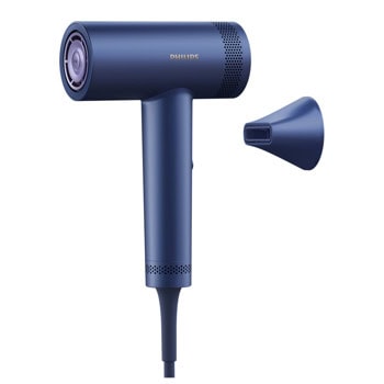 Сешоар Philips BHD839/00, 1400W, 3 степени на скорост, 7 настройки на температурата, студена струя, ThermoShield Advanced, син | JAR Computers Philips BHD839/00