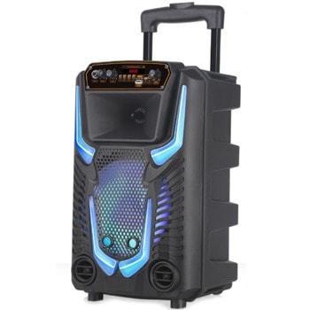 Тонколона PZX GZ-8908, 1.0, 20W RMS, караоке, Bluetooth, FM, USB, черна | JAR Computers PZX GZ-8908