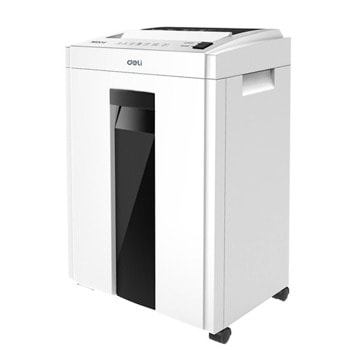Шредер Deli ET053, до 16 листа А4, раздробява хартия, кошче за отпадъци с обем 23 литра | JAR Computers Шредер Deli ET053