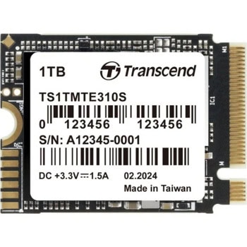 Памет SSD 1TB, Transcend MTE310S, NVMe, М.2 (2230), скорост на четене до 5000MB/s, скорост на запис до 3500MB/s | JAR Computers Transcend MTE310S PCIe M.2 1TB TS1TMTE310S