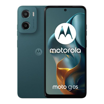 Смартфон Motorola Moto G05 (зелен), поддържа 2 SIM карти, 6.67" (16.94cm) HD+ 90Hz дисплей, осемядрен MediaTek Helio G81 Extreme 2 GHz, 8GB RAM, 128GB Flash памет (+microSD слот), 50 & 8 Mpix камери, Android | JAR Computers Motorola Moto G05 8GB/128GB Forest Green