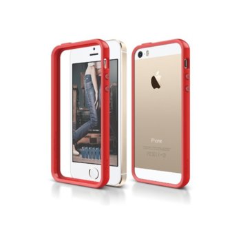Elago S5 Bumper Case за iPhone 5/S/E ELS5BP-RD