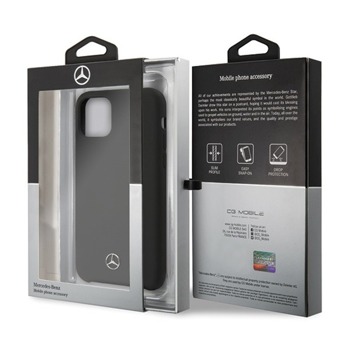 Mercedes TPU Silicone Line Case MEHCP12LSILBK