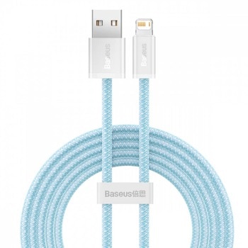 Кабел Baseus Dynamic Fast Charging Lightning to USB Cable (CALD000503), от USB A(м) към Lightning(м), 2m, син | JAR Computers Baseus Dynamic Fast Charging Lightning to USB
