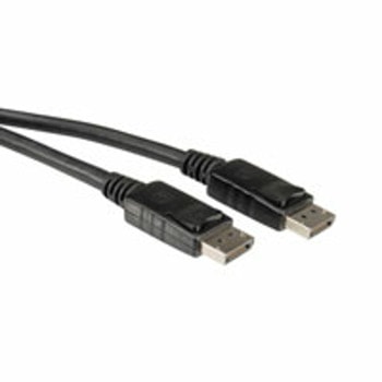 Кабел Roline 11.04.5603, от DisplayPort M към DisplayPort M, 3m, черен | JAR Computers кабел roline dp м to dp м 3m 11.04.5603