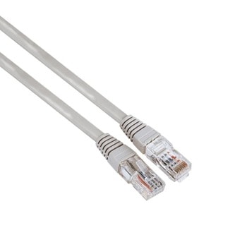 Пач кабел Hama 200916, STP, Cat.5e, 3m, сив, bulk | JAR Computers Hama 200916