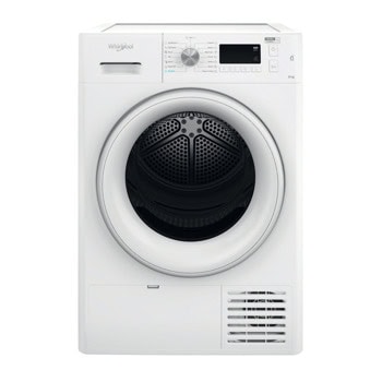 Сушилня Whirlpool FFT M11 82 EE R, капацитет 8 kg, свободностояща, 60 см ширина, 15 програми, термопомпа, 6th Sense, бяла | JAR Computers Whirlpool FFT M11 82 EE R