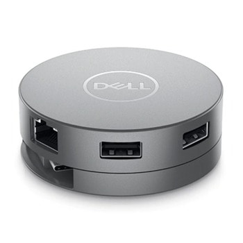 Докинг станция Dell USB-C Mobile Adapter DA310, 1x HDMI, 1x VGA, 1x LAN, 1x USB-C 3.1, 2x USB 3.1, сива image