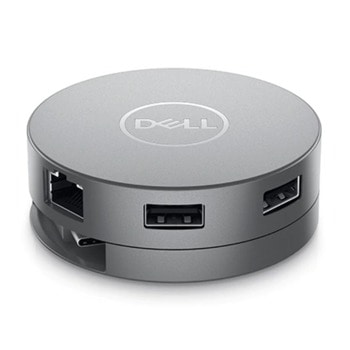 Докинг станция Dell USB-C Mobile Adapter DA310, от USB C към 1x USB C, 2x USB A, 1x HDMI, 1x VGA, 1x RJ45, сива | JAR Computers Dell Adapter - Dell USB-C Mobile Adapter - DA310
