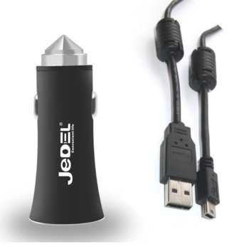 Универсално зарядно за кола Jedel mini USB
