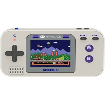 Мини конзола My Arcade Gamer Mini Classic 160in1, 2.5" цветен екран, преносима, 220 вградени игри, сиво-лилава | JAR Computers My Arcade Gamer V Classic 220in1 Grey-Purple