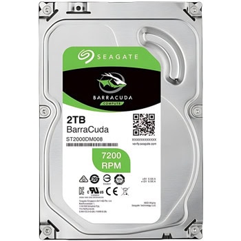 Твърд диск 2TB Seagate Barracuda ST2000DM008, SATA 6Gb/s, 7200rpm, 256MB кеш, 3.5" (8.89cm) | JAR Computers 2TB Seagate Barracuda ST2000DM008
