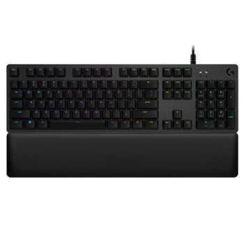 Клавиатура Logitech G513 GX, механична, Tactile (Brown) Switch, геймърска, подсветка, черна image