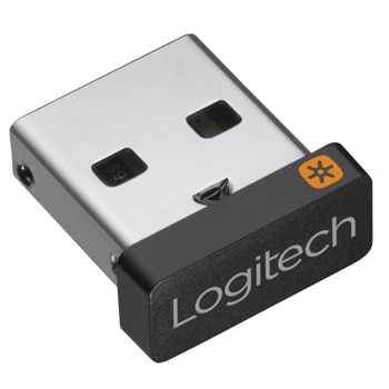 Ресийвър Logitech USB Unifying Receiver 910-005931, до 6 устройства едновременно, 2.4GHz, до 10м обхват image