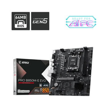дънна платка msi pro b850m-e evo 911-7f02-001