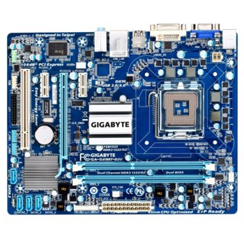 Дънна платка Gigabyte G41MT-D3V, G41, S775, DDR3, VGA+PCI-E (DVI), SB7.1, Lan1000, SATA, mATX | JAR Computers Gigabyte G41MT-D3V